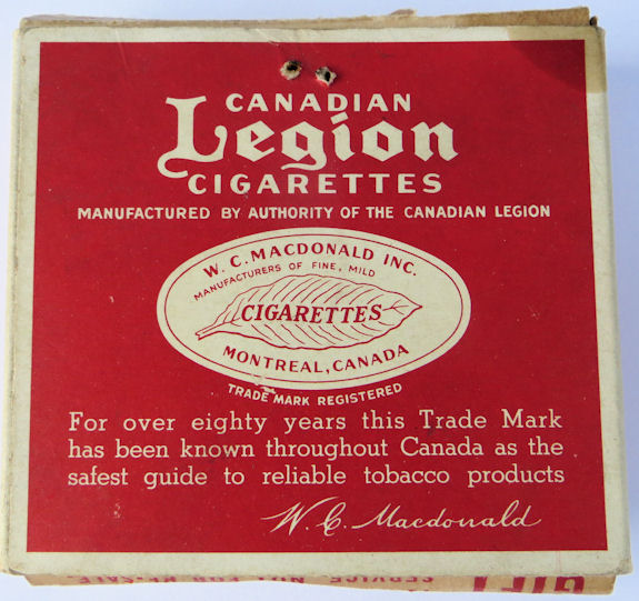 Legion cigarettes Canada totaal voor 575