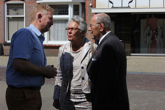 ontvangst Generaal majoor Hemmes en zijn vrouw