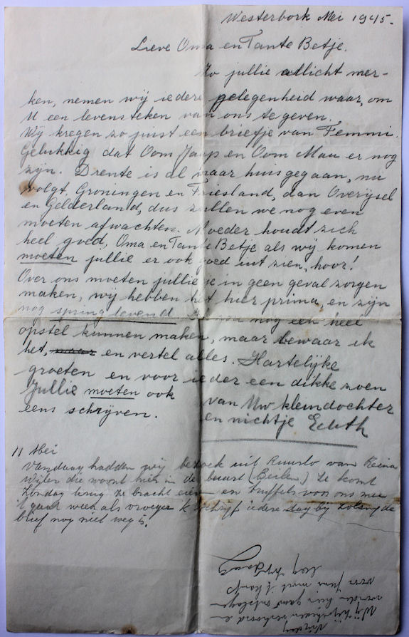 Brief Westerbork voor 575