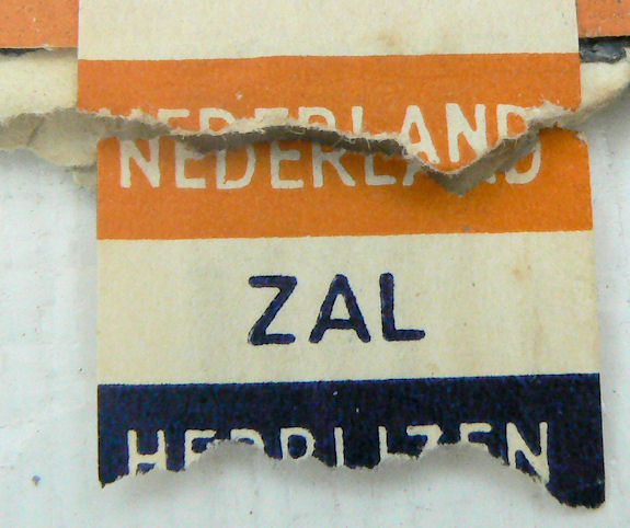 Banderol Nederland zal herrijzen bew