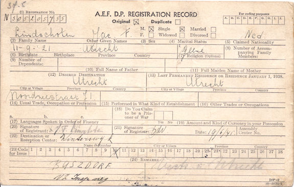 Registrationcard Winterswijk 2 bew