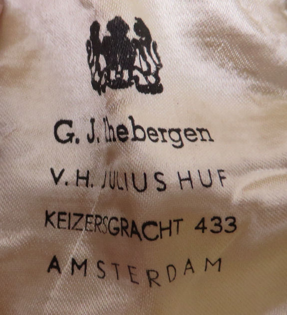 Veldmuts off. van Heek maker stempel web