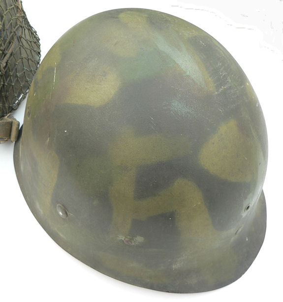 camo binnenhelm 575 stoottroepen 1944 Kropman