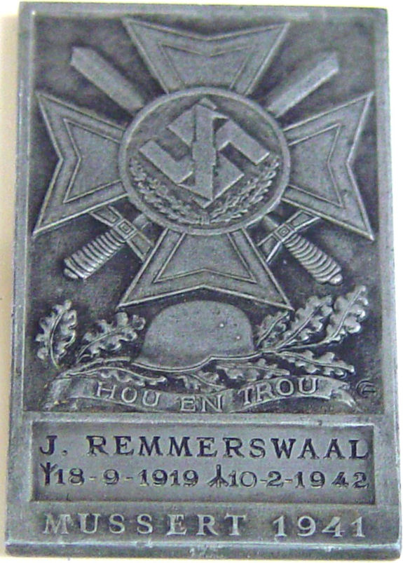 Remmerswaal J. plaquette 2